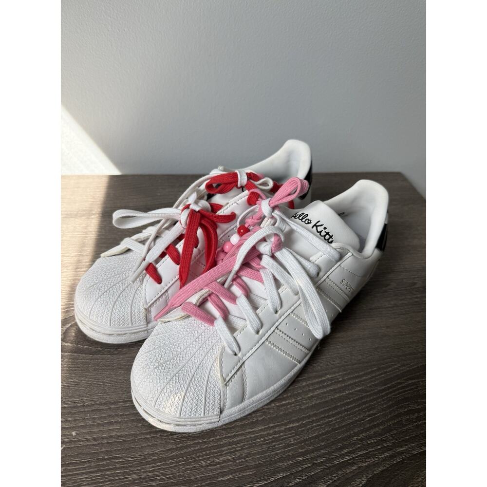 adidas x Hello Kitty Superstar Women’s Size 6.5 Shoes Pink And Red Rare Collab